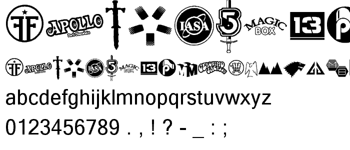 Logos I love font